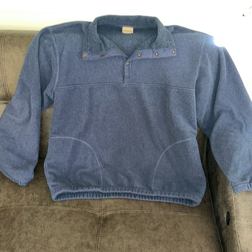 Men’s LL Bean polartec fleece pullover LT